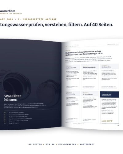 kostenloses eBook "Wasser - das Lebenselixir" (40 Seiten)
