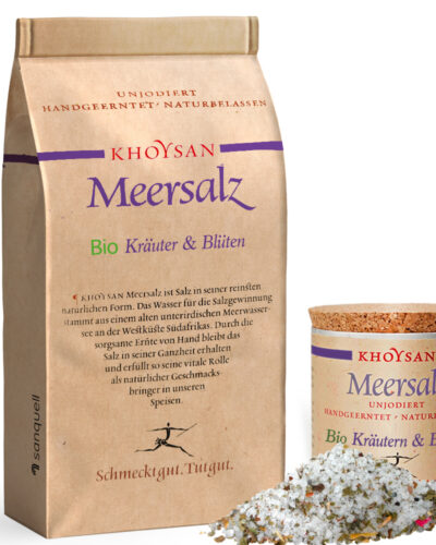 Khoysan Meersalz Kräuter & Blüten 1kg 200 gr Sparset