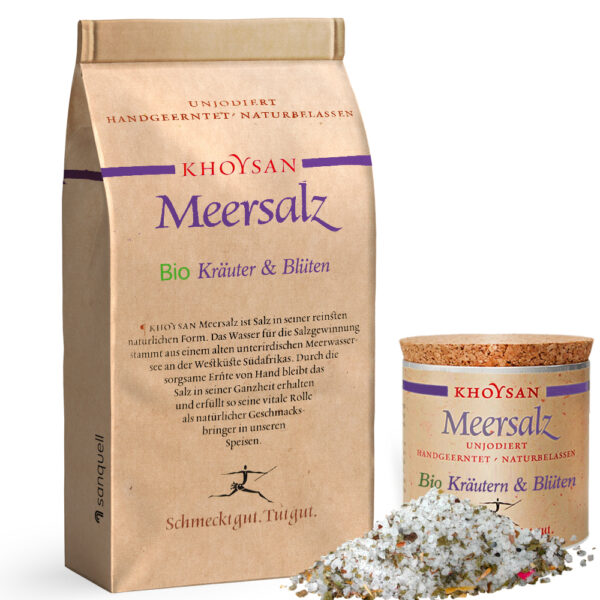 Khoysan Meersalz Kräuter & Blüten 1kg 200 gr Sparset