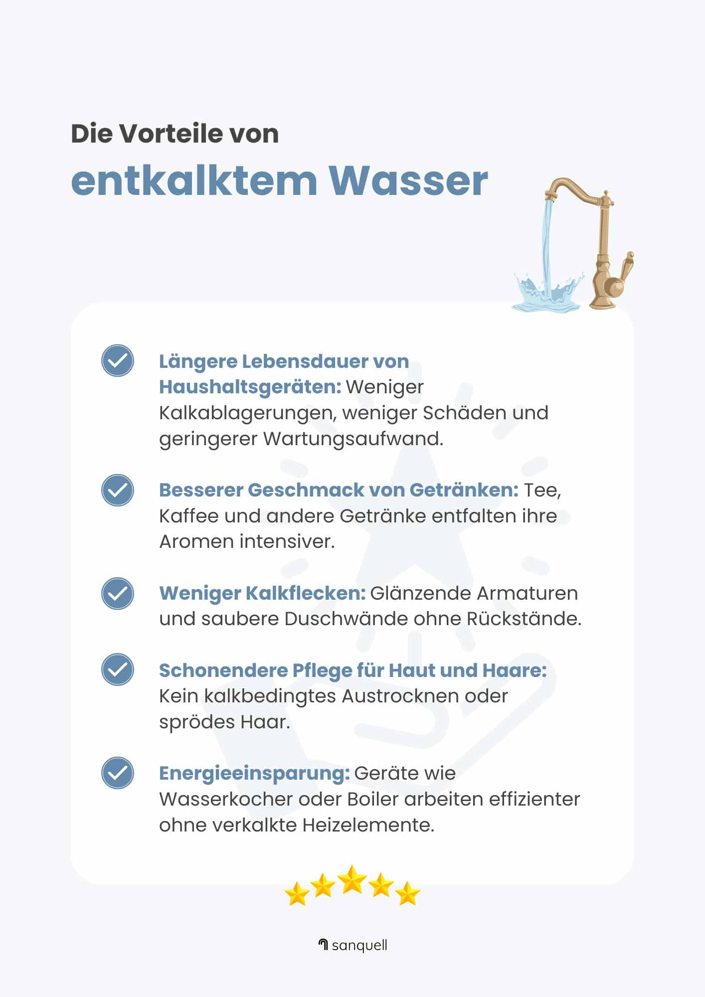 Vorteile entkalktes Wasser