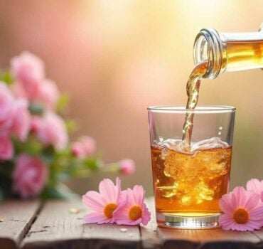Apfelessig trinken