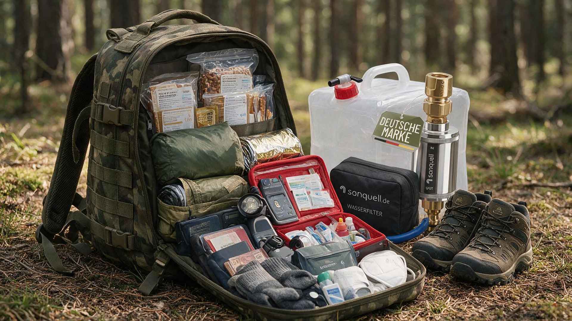 Fluchtrucksack Inhalt